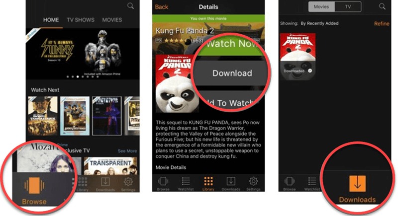 Download Amazon Prime Movies on Mobile