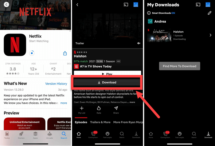 Download Netflix Movies on Mobile