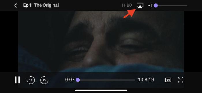 HBO Max Chromecast on Mobile