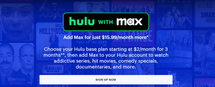 Get HBO Max Free Trial via Hulu