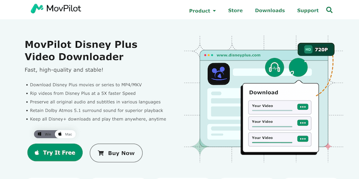 MovPilot Disney Plus Video Downloader