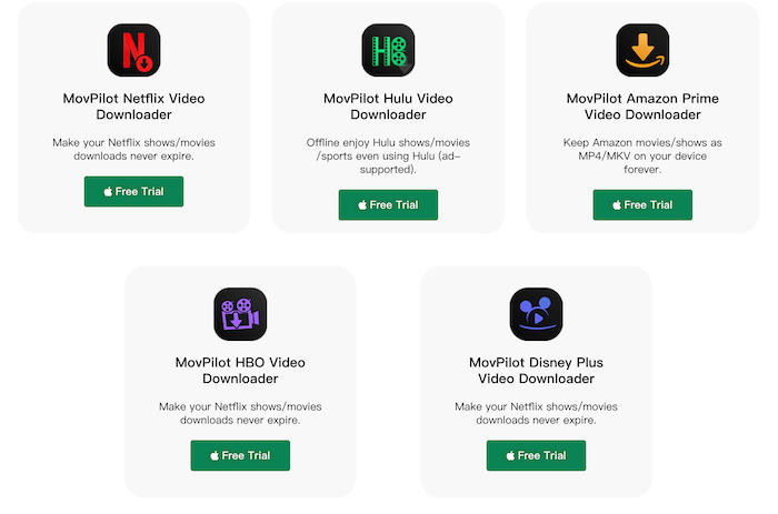 All Video Downloaders for MovPilot