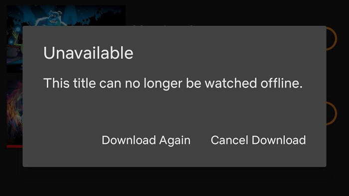 I was about to renew my download on Netflix, and then this