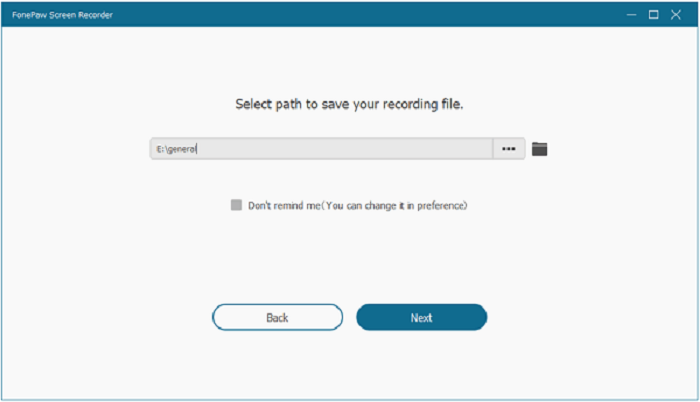 Win Select Path to Save HBO Max Video Recordings